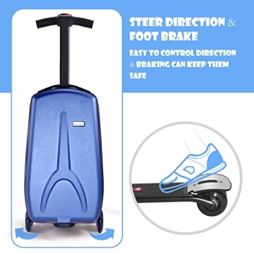 iubest Scooter Luggage for Kids Fun Travel Gear