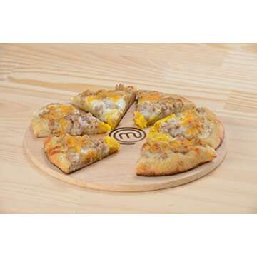 MasterChef Junior Pizza Cooking Set - 5 Pc Kit Includes Real Cookware for Kids w Recipes, Board, Roller - Make Homemade Pizza, Birthday Holiday Gifts