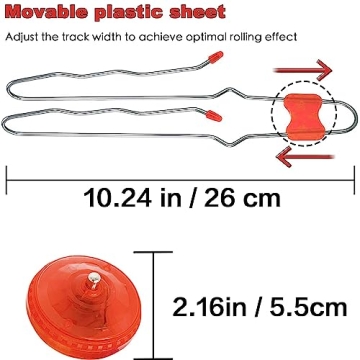 Fun Jishi Retro Magic Rail Twirler Light Up Toy for Kids