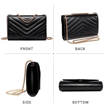 Dasein Small Quilted Crossbody Bag for Stylish Evenings