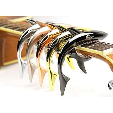 ZEALUX® Shark Guitar Capo - Fun, Durable, Versatile Musical Accessory