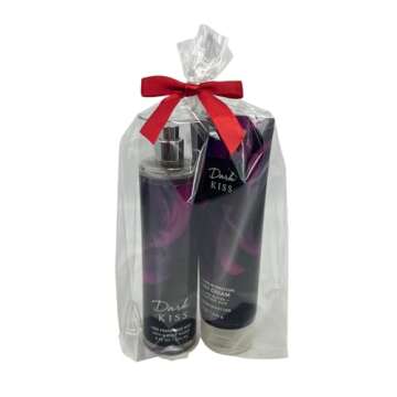 Bath & Body Works DARK KISS 2-piece Gift Set with a Red Bow for Holidays & Gifts - Fine Fragrance Mi...