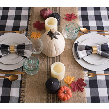 DII Jute Burlap Table Runner for Elegant Dining Decor