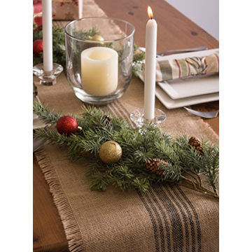 DII Jute Burlap Table Runner for Elegant Dining Decor