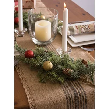 DII Jute Burlap Table Runner for Elegant Dining Decor