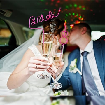 Large Bride Straws 11PCS for Bachelorette Parties