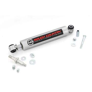 Rough Country N3 Steering Stabilizer for Jeep TJ, YJ, XJ, ZJ & GM - 8731730