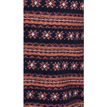 Faherty Women's Highland Fair Isle Cardigan Twilight Blue