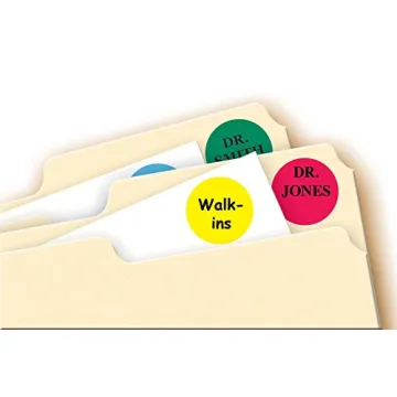 Avery Removable Color-Coding Labels 1008 Assorted Colors