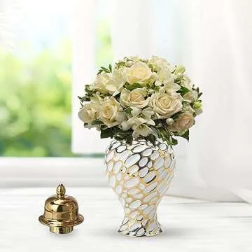 Elegant KＬＫＣＭＳ Ceramic Ginger Jar for Home Decor