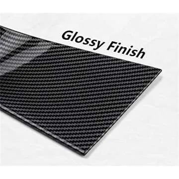 Cnaurda 2Pcs Carbon Fiber Style Car Gear Shift Panel Cover Interior Central Gear Control Panel Protector Sticker Compatible with Genesis G70 2019-2023 Accessories