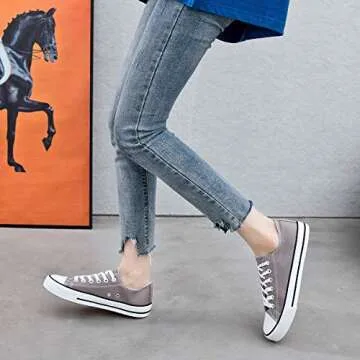 Adokoo Women's Canvas Sneakers for Comfort and Style