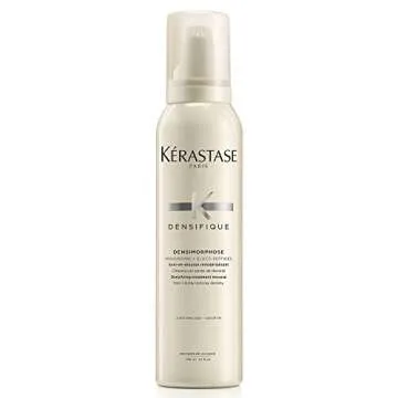KÉRASTASE Densifique Densimorphose Hair Mousse, Volumizing & Thickening Styling Mousse, Adds Shine with Hyaluronic Acid for Fine, Thin & Thinning Hair, 5.1 Fl Oz