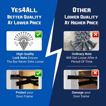 Yes4All Pull Up Bar & Ab Straps for Home Gym