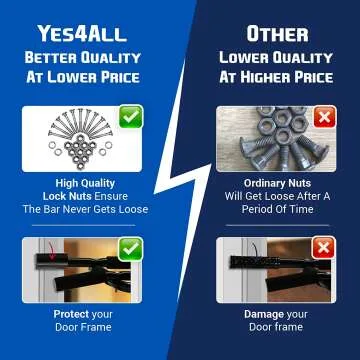 Yes4All Pull Up Bar & Ab Straps for Home Gym