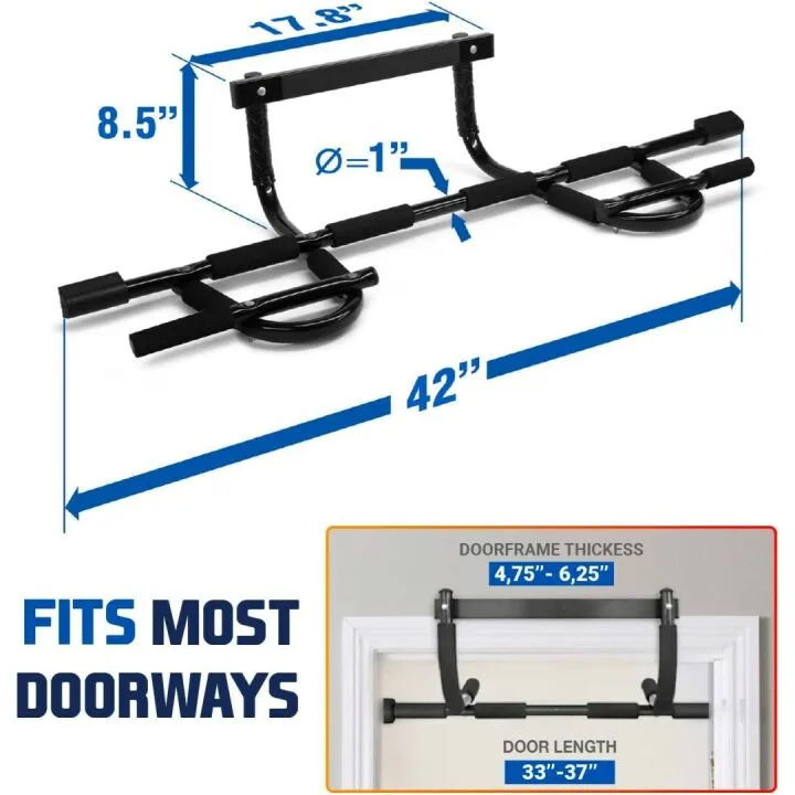 Yes4All Pull Up Bar & Ab Straps for Home Gym