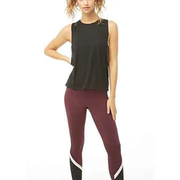 Bestisun High Neck Workout Tank Tops Yoga Clothing Athletic Running Sleeveless Shirts for Women Black M