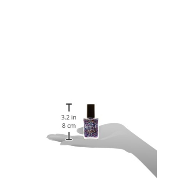 Eco-Friendly Glitter Purple/Blue/Silver Nail Polish – Vegan & 7-Free