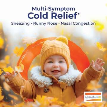 Boiron ColdCalm Baby Single-Use Drops for Relief from Cold Symptoms of Sneezing, Runny Nose, and Nas...