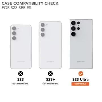 Rokform Galaxy S23 Ultra Case - Rugged Series with 6-Foot Drop Protection and MagSafe Compatibility
