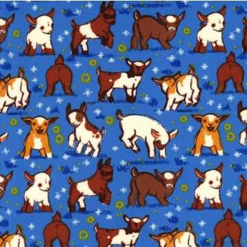 Sloggers Waterproof Garden Rain Boots for Women - Cute Mid-Calf Mud & Muck Boots with Premium Comfort Support Insole, (Goats Sky Blue), (Size 9)