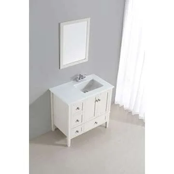 SIMPLIHOME Bedford Solid Wood TV Media Stand for Living Room