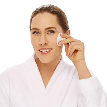 Medline Simply Soft Cotton Rounds 300 Count - Gentle Beauty Pads