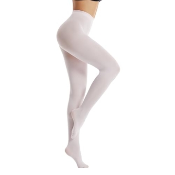 Frola Women's 80 Denier Soft Semi Opaque Ballet Pink Tights | Small-Medium