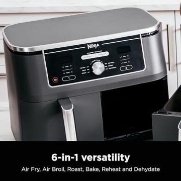 Ninja DZ401 Foodi 10 Quart Air Fryer - DualZone Cooking