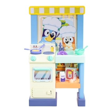 Bluey Cook & Clean Kitchen Playset with Sounds and Accessories