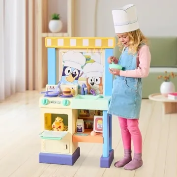 Bluey Cook & Clean Kitchen Playset with Sounds and Accessories