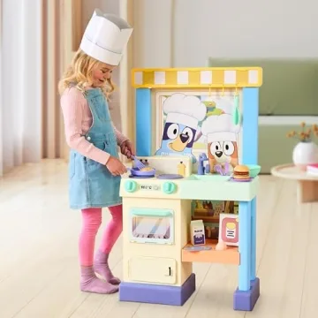 Bluey Cook & Clean Kitchen Playset with Sounds and Accessories