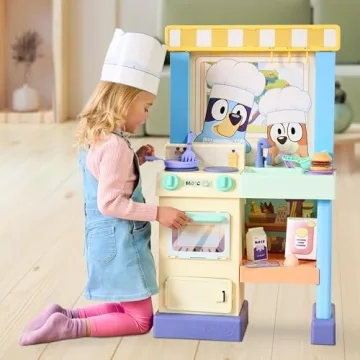 Bluey Cook & Clean Kitchen Playset with Sounds and Accessories