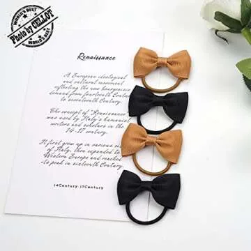 CÉLLOT Toddler Hair Accessories - 40pcs Colorful Bows