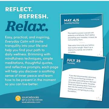 2024 Everyday Calm Boxed Calendar: 365 Days of Inspiration and Mindfulness to Reset, Refresh, and Live Better (Motivational, Self-Care & Daily Stress Relief Desk Gift)