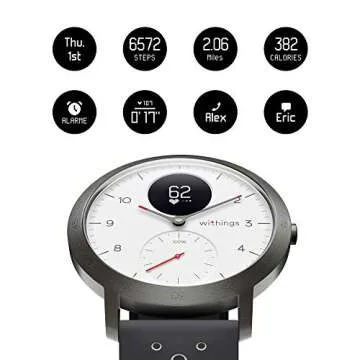 Withings Steel HR Sport Hybrid Smartwatch for Fitness