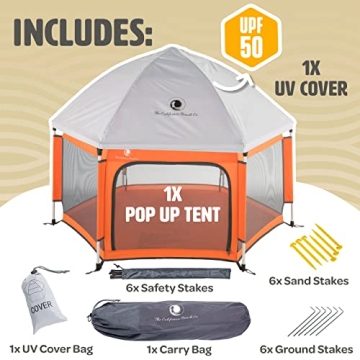 POP 'N GO Premium Portable Baby Playpen with Canopy