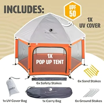 POP 'N GO Premium Portable Baby Playpen with Canopy