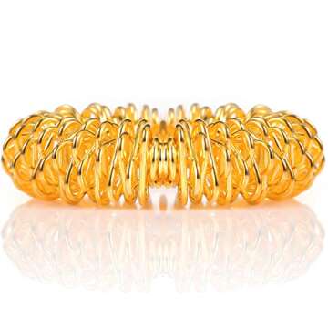Spiky Sensory Finger Rings for Stress Relief and Wellness