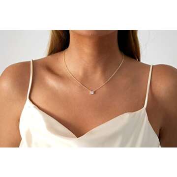 Elegant Kyerlyn Diamond CZ Necklace for Every Occasion