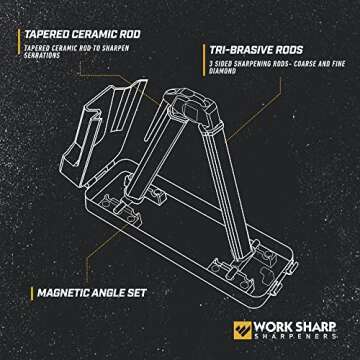 Work Sharp - WSBCHAGS Benchtop Angle Set Knife Sharpener - Ken Onion Edition