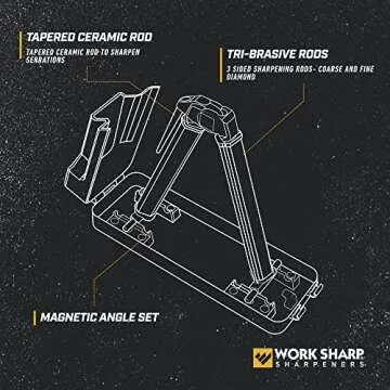 Work Sharp - WSBCHAGS Benchtop Angle Set Knife Sharpener - Ken Onion Edition