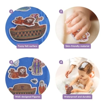 CHEFAN Felt Bible Stories Set for Creative Play