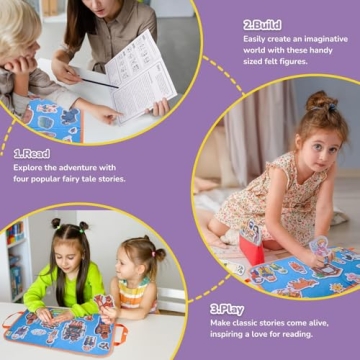 CHEFAN Felt Bible Stories Set for Creative Play