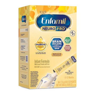 Enfamil NeuroPro Baby Formula, Milk-Based Infant Nutrition, MFGM* 5-Year Benefit, Expert-Recommended...