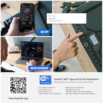 VAULTEK MXi Wi-Fi Biometric Safe for Handguns and Valuables