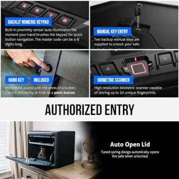 VAULTEK MXi Wi-Fi Biometric Safe for Handguns and Valuables