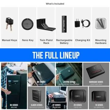 VAULTEK MXi Wi-Fi Biometric Safe for Handguns and Valuables