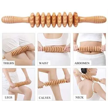 Komogir 3-in-1 Maderoterapia Kit for Home Massage Therapy