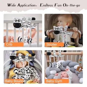 Vocheer High Contrast Baby Hanging Toys for Newborns
